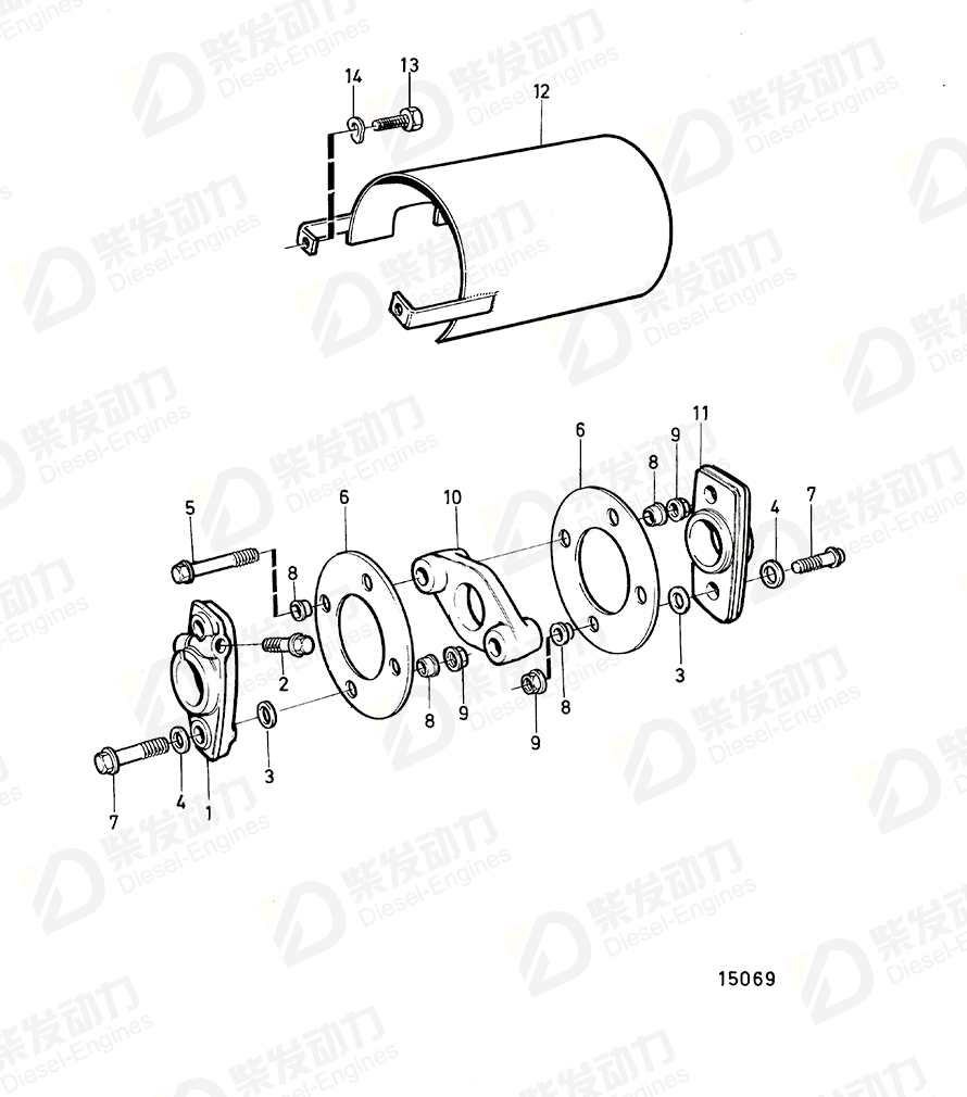 volvo penta Sealing plug 420959 Drawing volvo penta Sealing plug 420959 Drawing